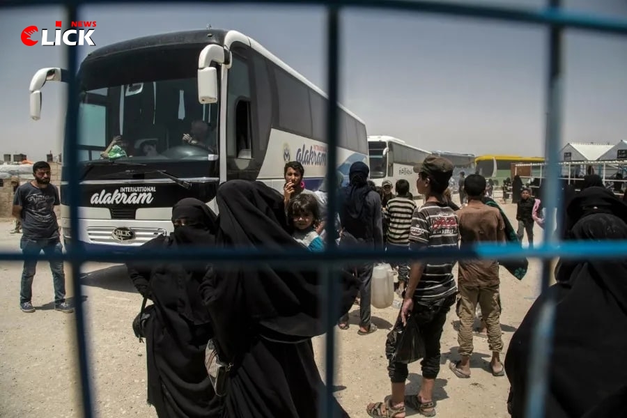 العراق ينقل دفعة جديدة من عائلات التنظيم في مخيم الهول إلى البلاد