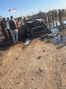 طيران مسير يستهدف سيارة لـ "قسد" في ريف القامشلي