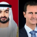 ممثلاً الرئيس الأسد .. الوزير عزام يؤدي واجب العزاء بوفاة الشيخ خليفة بن زايد