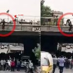 انقاذ فتاة حاولت الانتحار من أعلى جسر سكة القطار المحاذي لجسر 16 تشرين بحلب