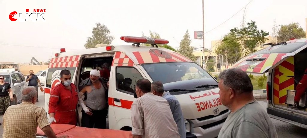 شهداء وجرحى نتيجة استهداف حافلة على طريق تدمر - دير الزور.