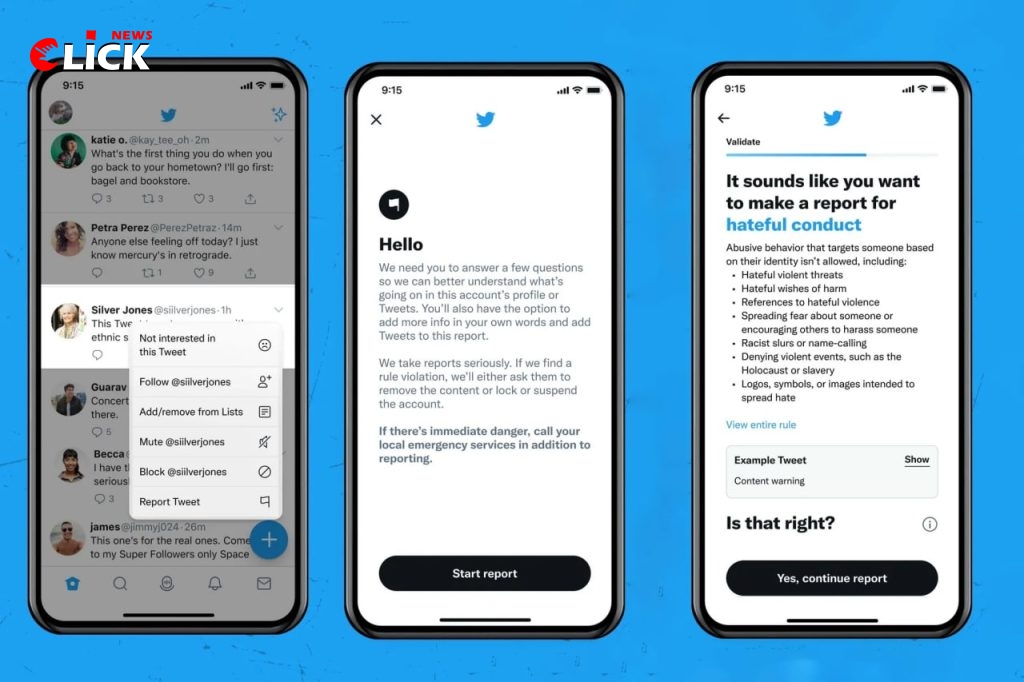 تويتر تعيد تصميم صفحة الابلاغ عن انتهاكات السياسة عبر منصتها