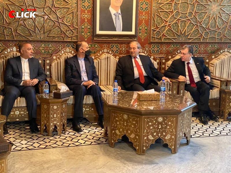 وزير الخارجية الإيراني في دمشق حاملاً وساطة بين سورية وتركيا