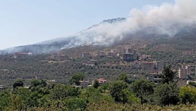 إخماد حريقين اندلعا في أراضي منطقة مشتى الحلو بريف طرطوس