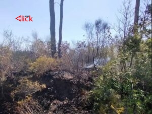 إخماد حريقين تسببت بهما القذائف الصاروخية على بلدة ربيعة بريف اللاذقية
