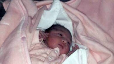 العثور على طفلة حديثة الولادة في محلة الميدان بدمشق