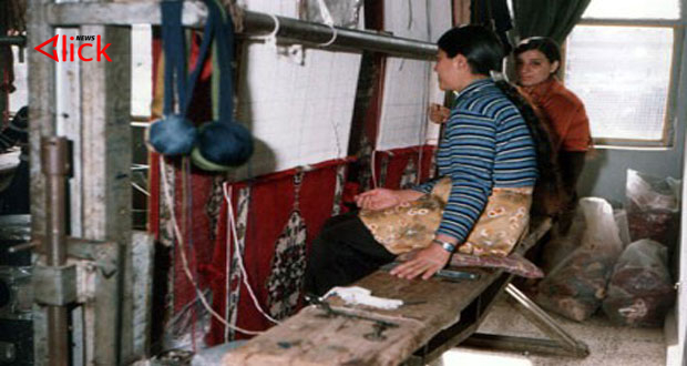 صناعة السجاد اليدوي