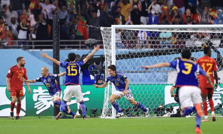 مونديال قطر 2022.. اليابان تتأهل بالصدارة على حساب إسبانيا والمانشافت يودع