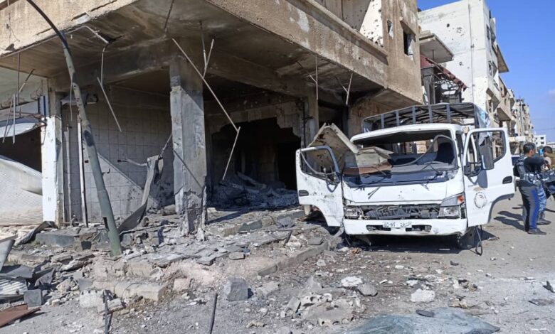 شهيد وإصابات باستهداف دورية شرطة بعبوة ناسفة في درعا