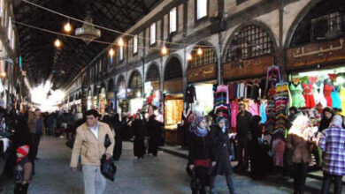 في الشهر الأول من العام الجديد.. حركة ضعيفة في سوق حمص المسقوف