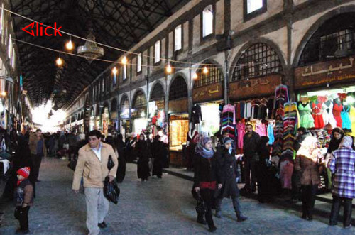 في الشهر الأول من العام الجديد.. حركة ضعيفة في سوق حمص المسقوف