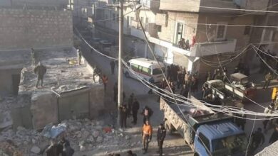 في حادثة جديدة.. 12 ضحية كحصيلة أولية لانهيار مبنى في حلب!!