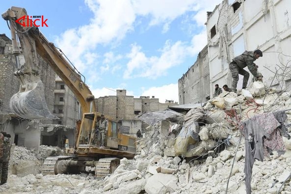 هذا ما خلفه الزلزال في حلب