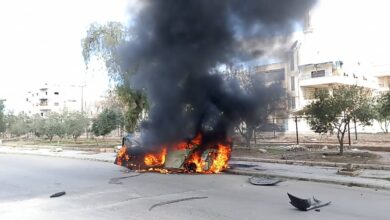 إصابة مواطن جراء تفجير سيارته في درعا