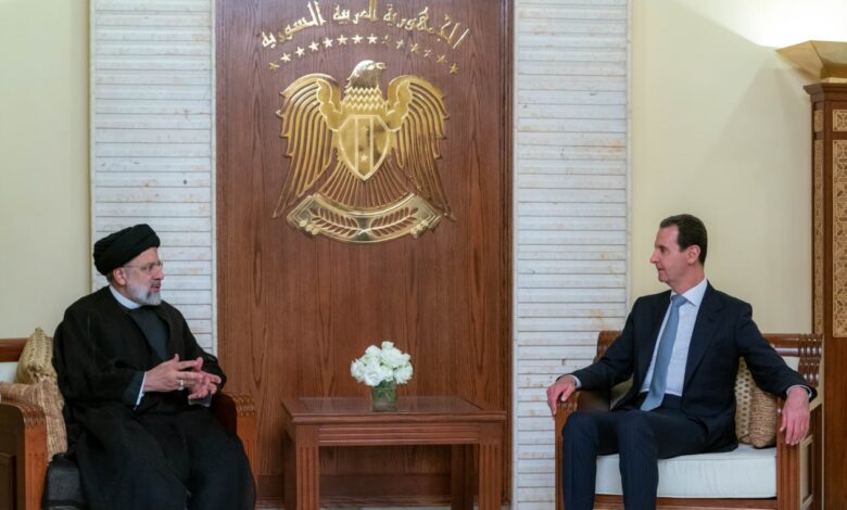 بيان سوري إيراني مشترك في ختام زيارة الرئيس الإيراني إلى دمشق
