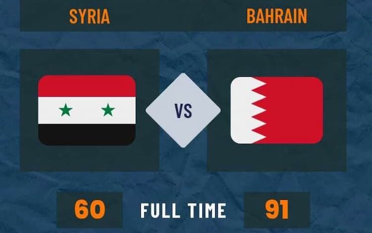 خسارة قاسية لمنتخبنا السلوي أمام نظيره البحريني في التصفيات الأولمبية