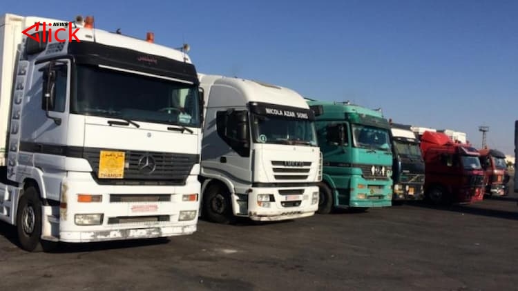 بقرار سعودي أردني.. أكثر من 1000 شاحنة براد سورية متوقفة في معبر نصيب الحدودي