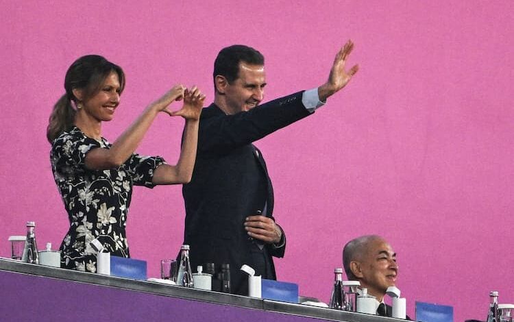 الرئيس الأسد والسيدة أسماء يحضران افتتاح دورة الألعاب الآسيوية.. ثمانية لاعبين سوريين ينافسون على ميدالياتها